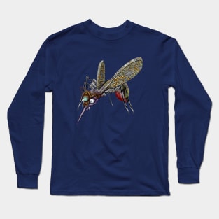 Steampunk mosquito Long Sleeve T-Shirt